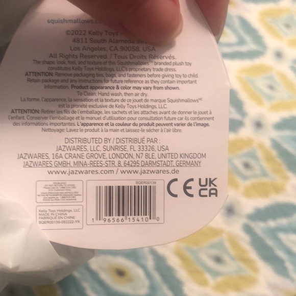 Easter Bunny Ears Miley the Mint Green Lama 14” Squishmallow - Picture 5 of 5